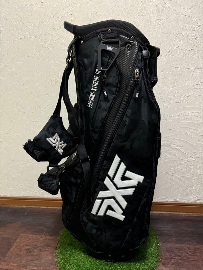 [Used] PXG GOLF軽量キャディーバック(スタンド型)カモフラージュ柄