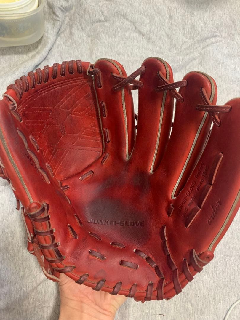 JUNKEI GLOVE 投手用 硬式グローブ アズキブラウン