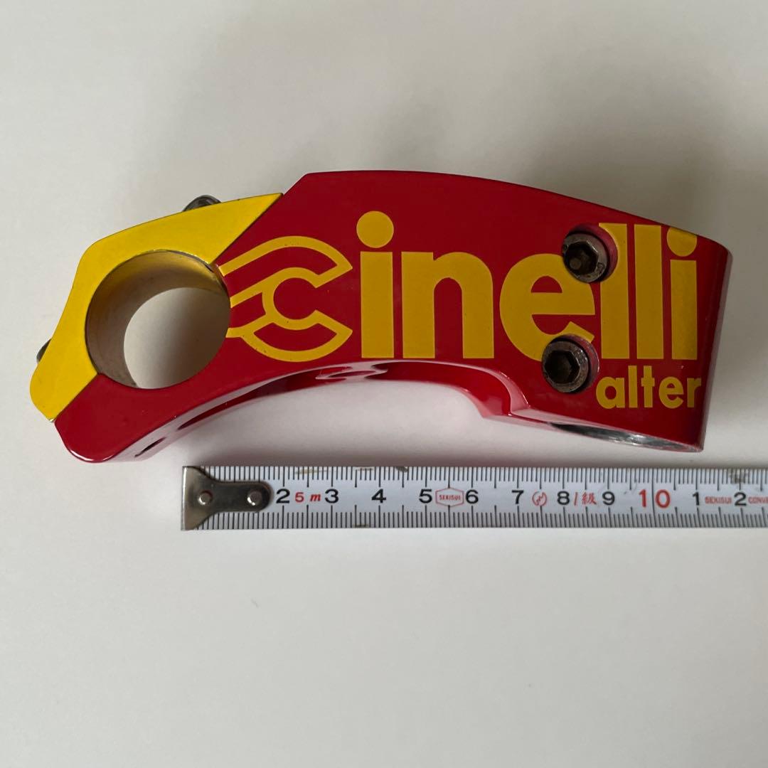 Cinelli Alter ステム 赤/黄