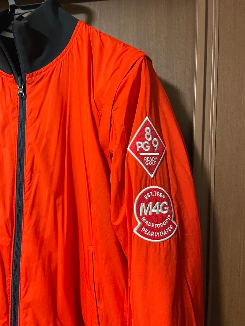 週末限定価格　PEARLY GATES ネイビー ジャケット リバーシブル　赤