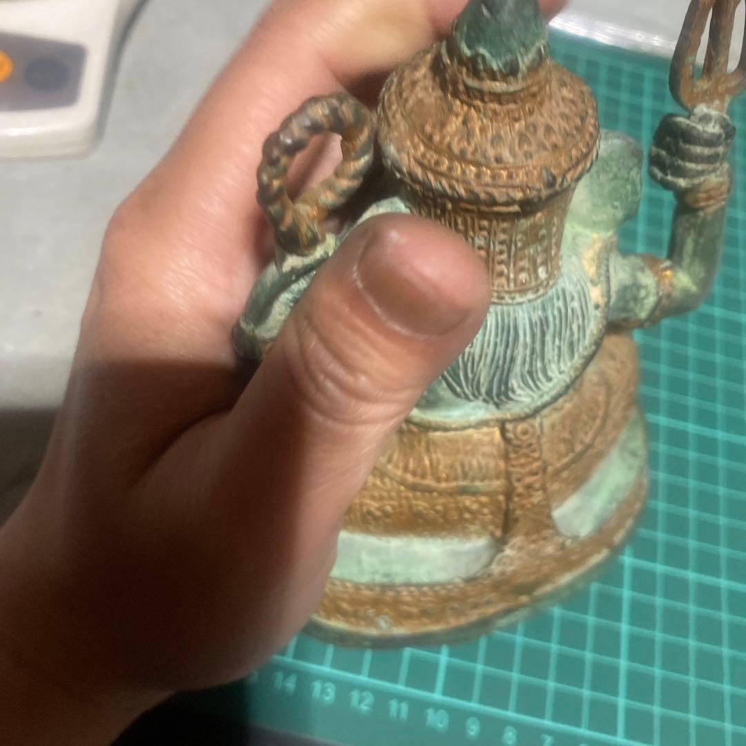 ガネーシャ像 銅像 置物 ヒンドゥー教　神仏様