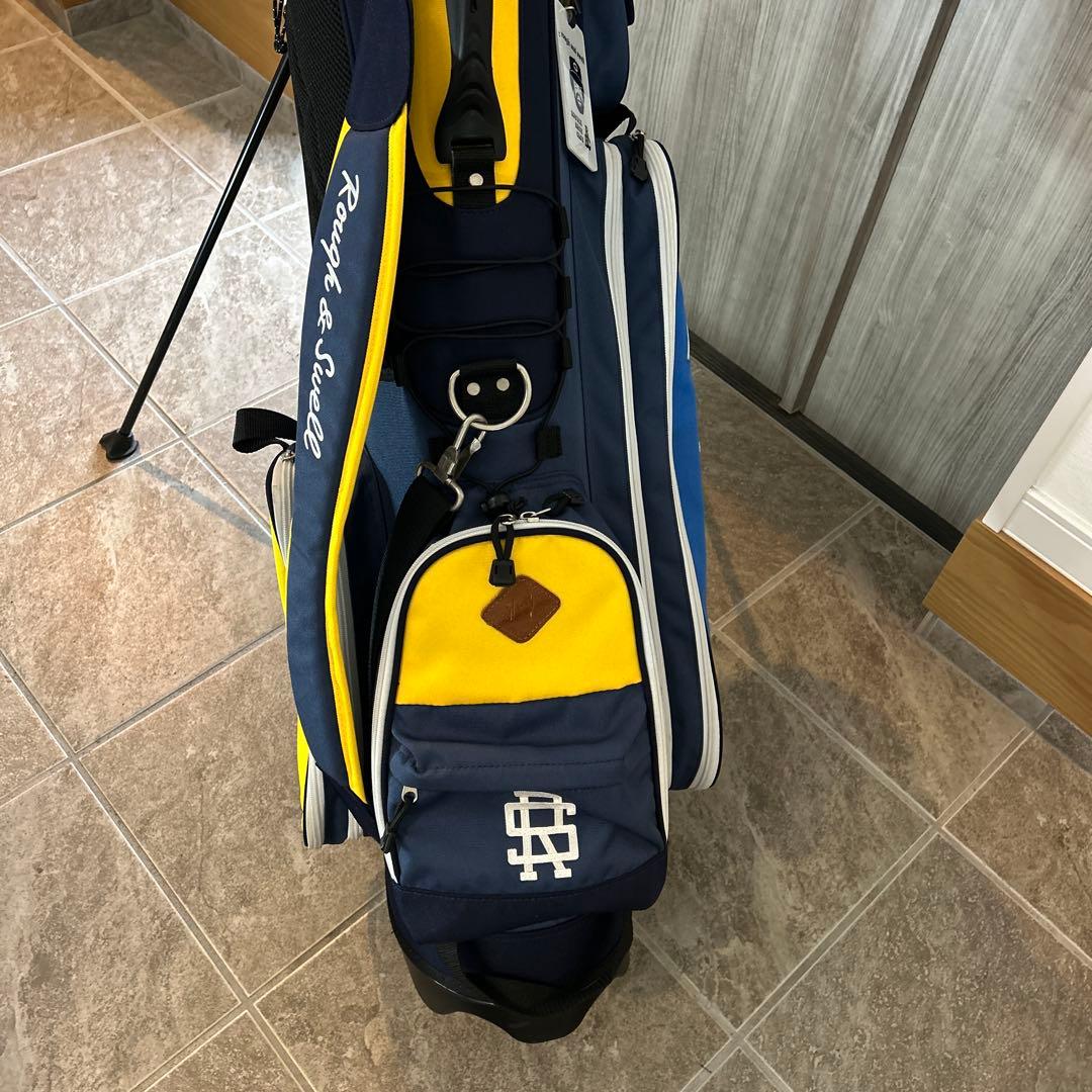 rough&swell キャディバッグ ネイビー カートバッグセット