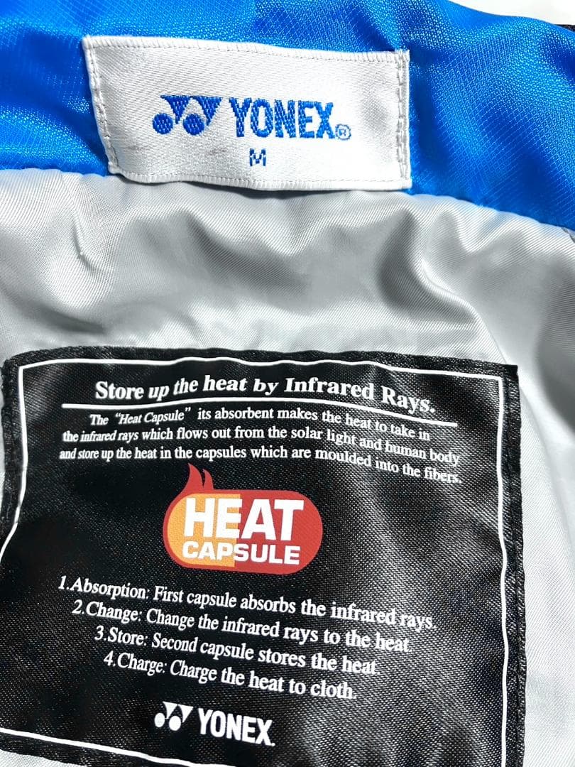 24時間以内/早い者勝ち ヨネックス ヒートカプセル 中綿ベンチコート Mサイズ