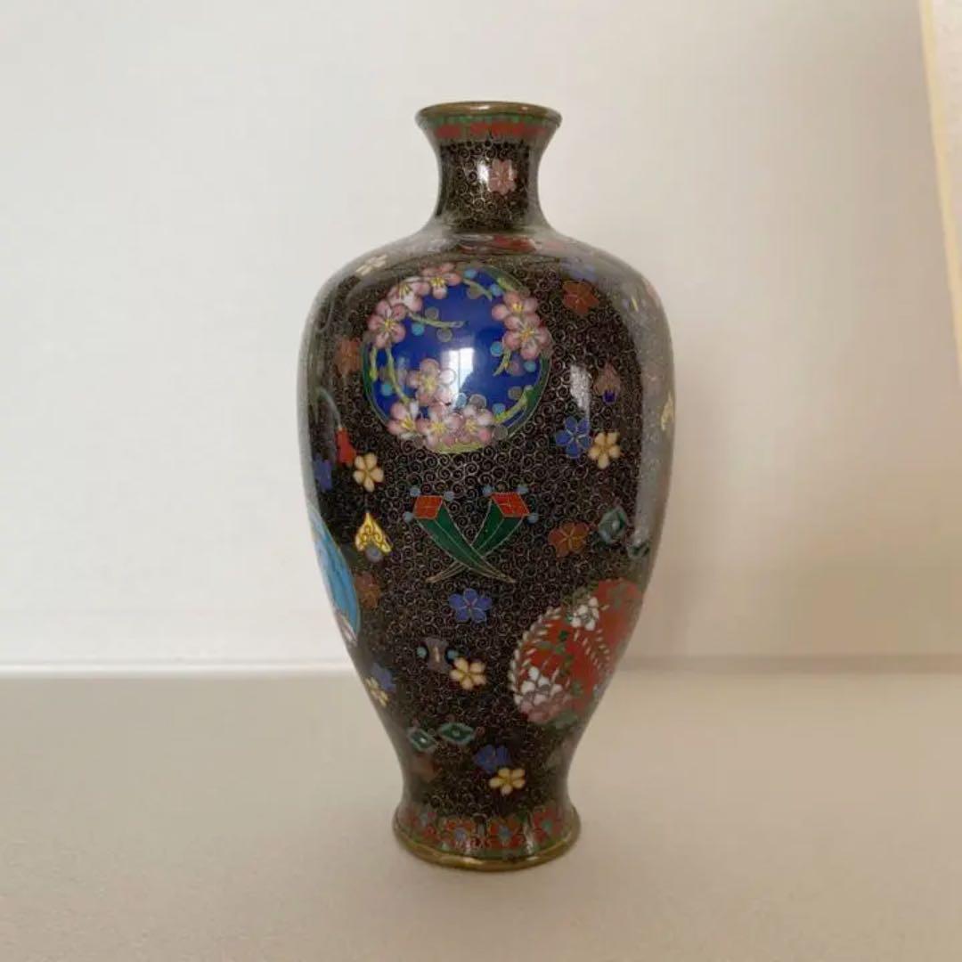 明治七宝　精巧な作り　里帰りの品　丸紋と神の道具