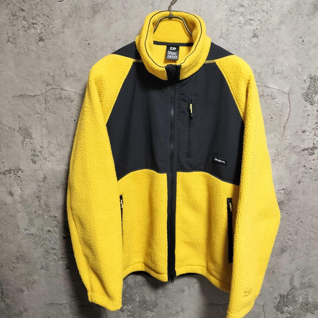 DAIWA レトロフリースジャケット DJ-3123 フェードイエロー XL