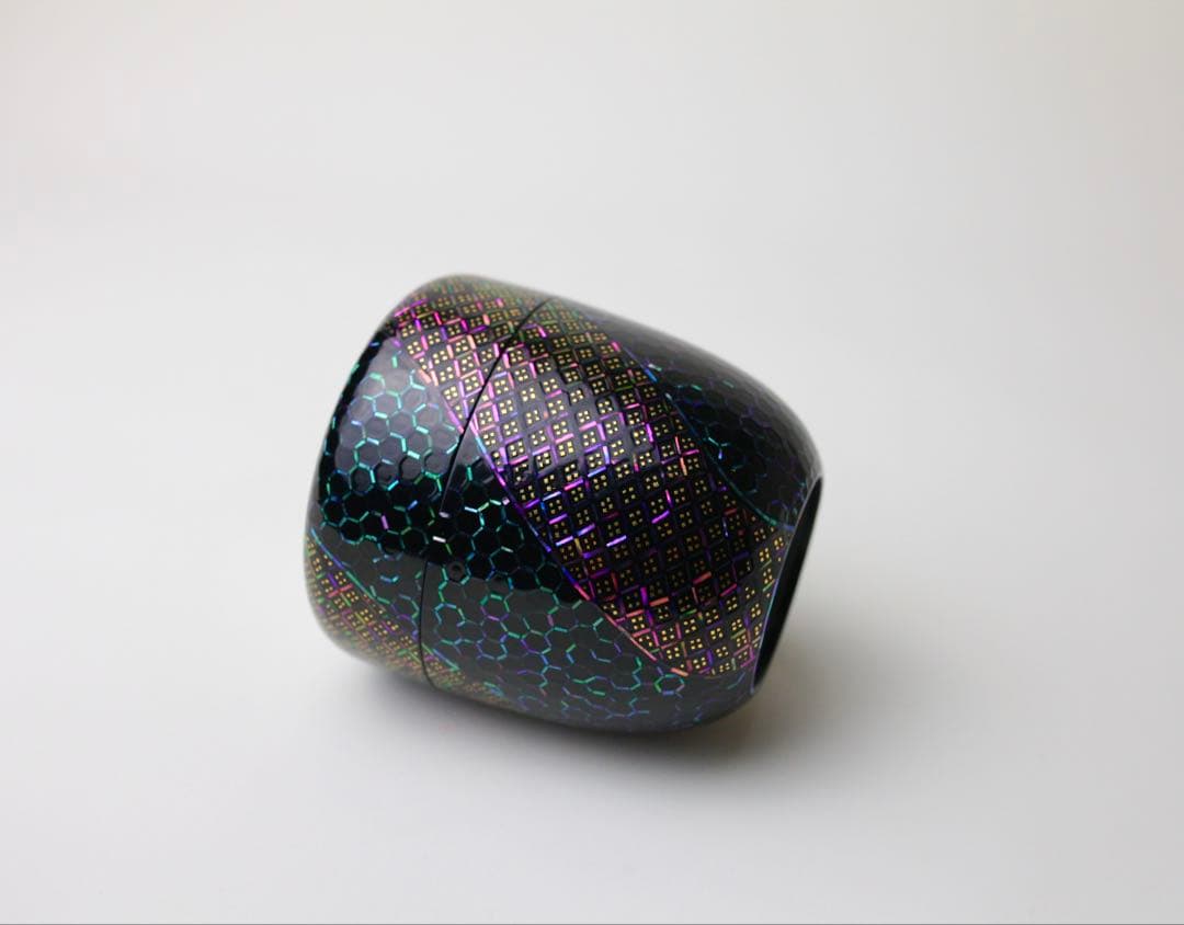 田中健智 作　螺鈿細工 大棗　唐物風青貝螺鈿 棗 表千家裏千家煎茶　茶道具　茶器