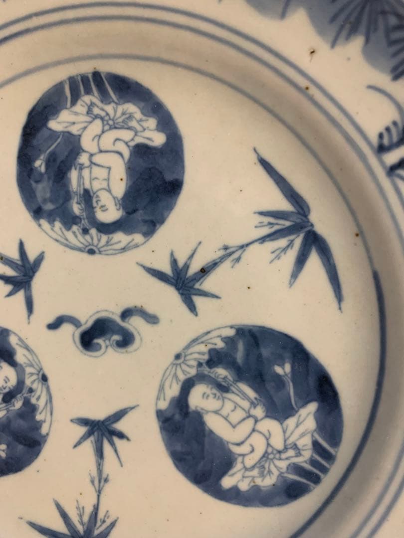 中国清時代染付お皿