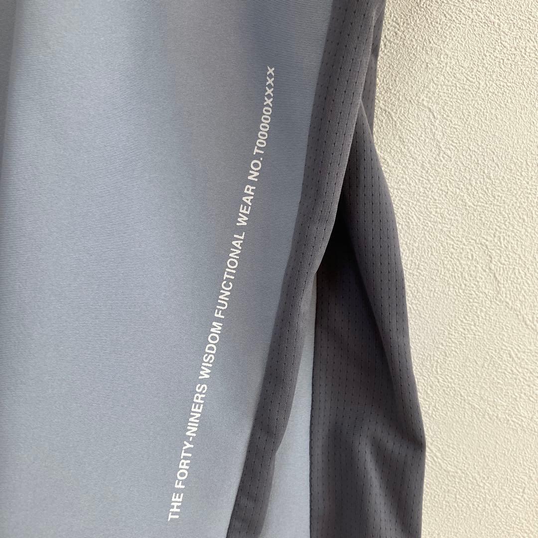 【極美品】TFW49 モックネック 長袖シャツ XL サイドメッシュ 日本製