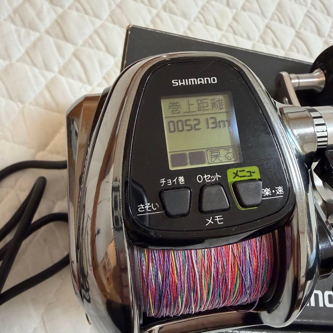 美品　電動リール フォースマスター　3000 PE4号300m付 右