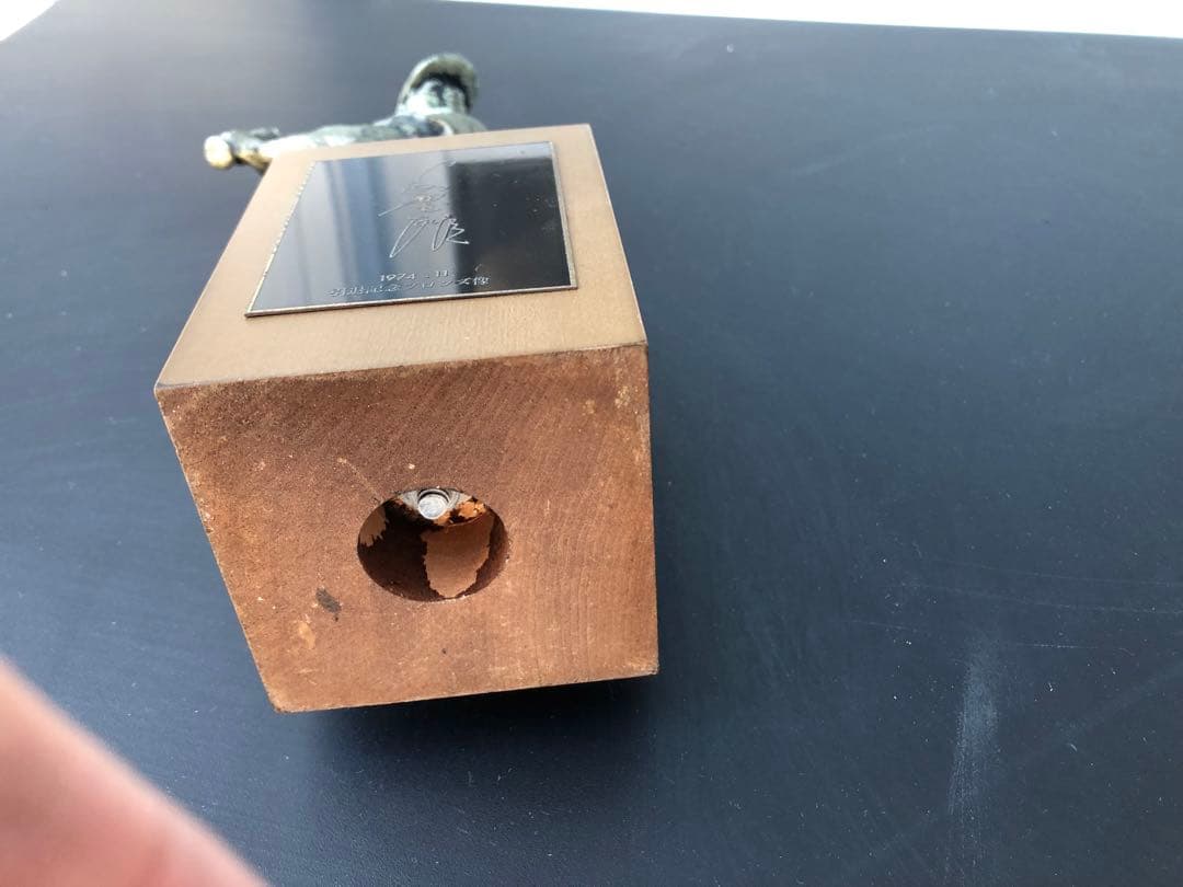 長嶋茂雄 1974.11 引退記念 ブロンズ像 ジャイアンツ GIANTS