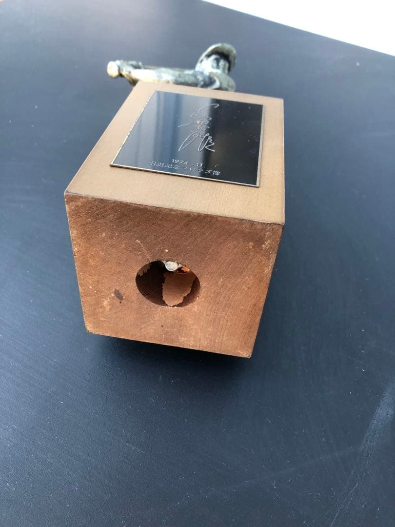 長嶋茂雄 1974.11 引退記念 ブロンズ像 ジャイアンツ GIANTS