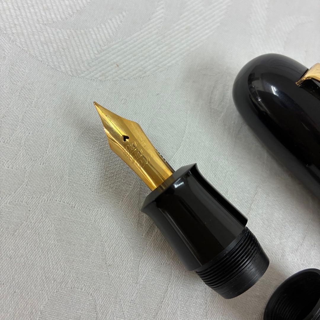 万年筆 極太 筆記具 ブラック クリップ FOUNTAIN PEN JUMBO