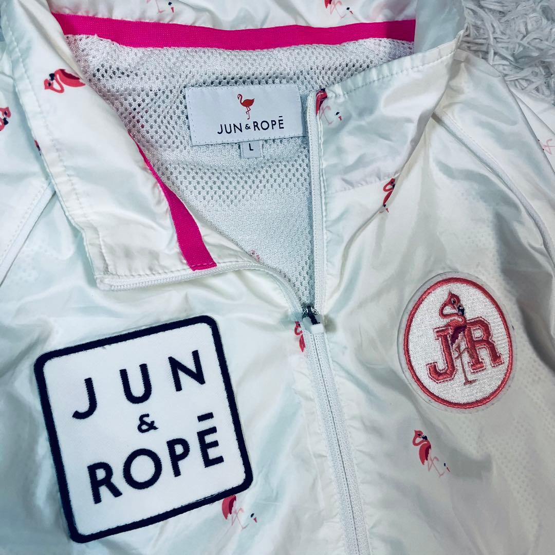 ジュンアンドロペ　ゴルフ　高機能ウィンドブレーカー　レディースＬ　美品