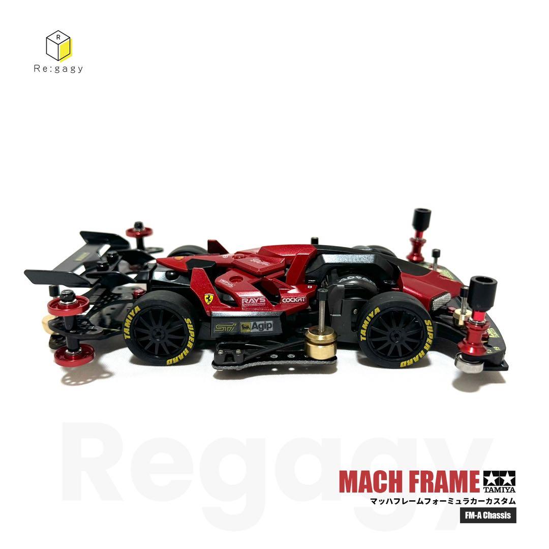ミニ四駆 マッハフレーム FMAフォーミュラカーカスタム 完成品 未走行