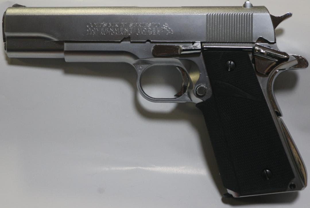 MGCAＢＳ樹脂製モデルガン コルトＧＭ　ＭＫⅣステンレスシルバーSPG合法品