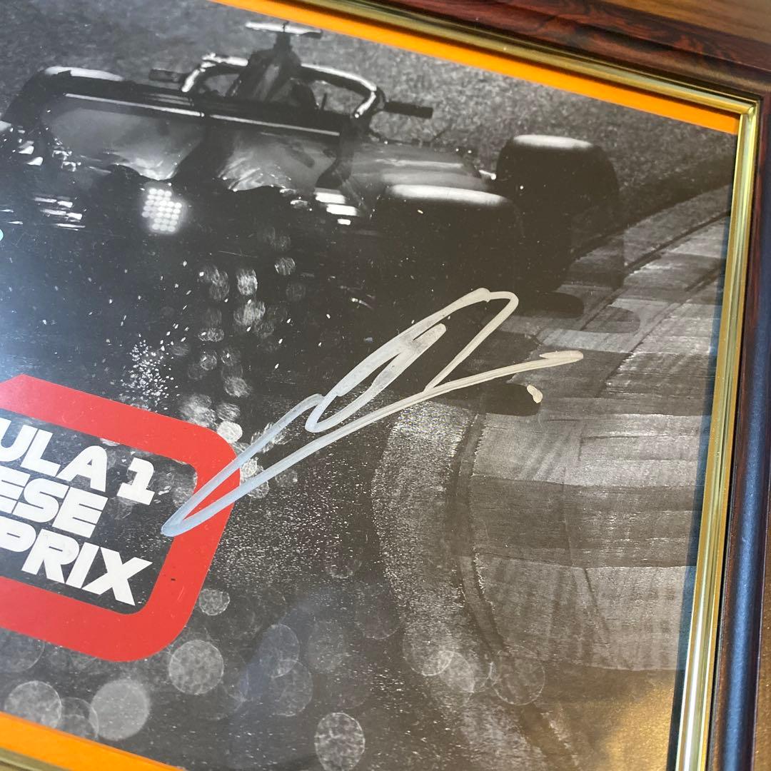 ランド・ノリス　セルジオ・ペレス 直筆サイン　2019年 F1 日本GP 額装品