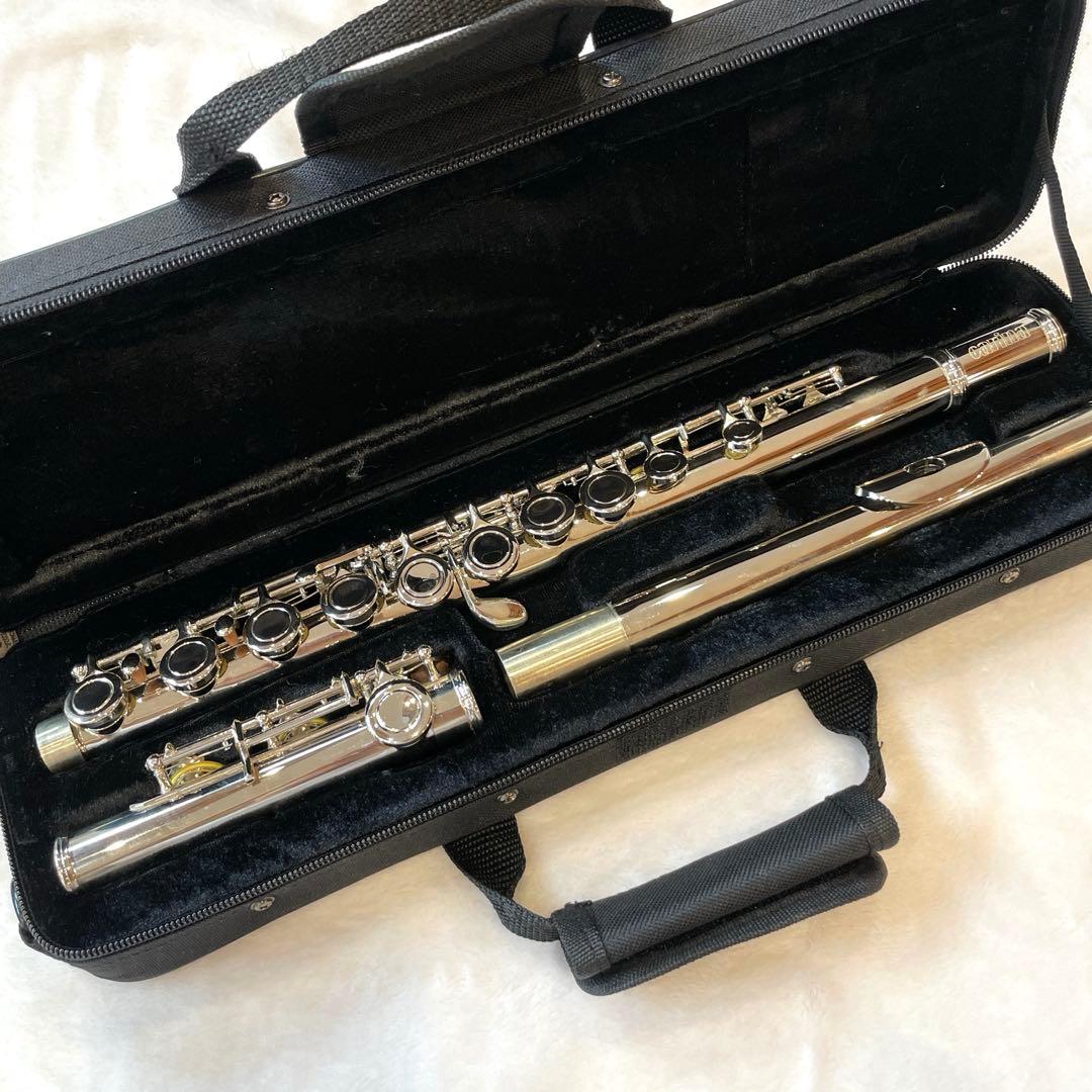 【美品】Carina カリーナ　フルート　管楽器　ケース付き　音楽　初心者　入門