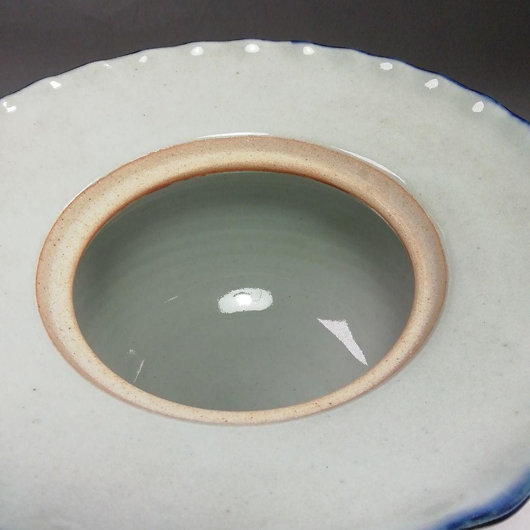 Ｓ７９２　水指　『染付砂金袋水指』『兼晃』　共箱　茶道具