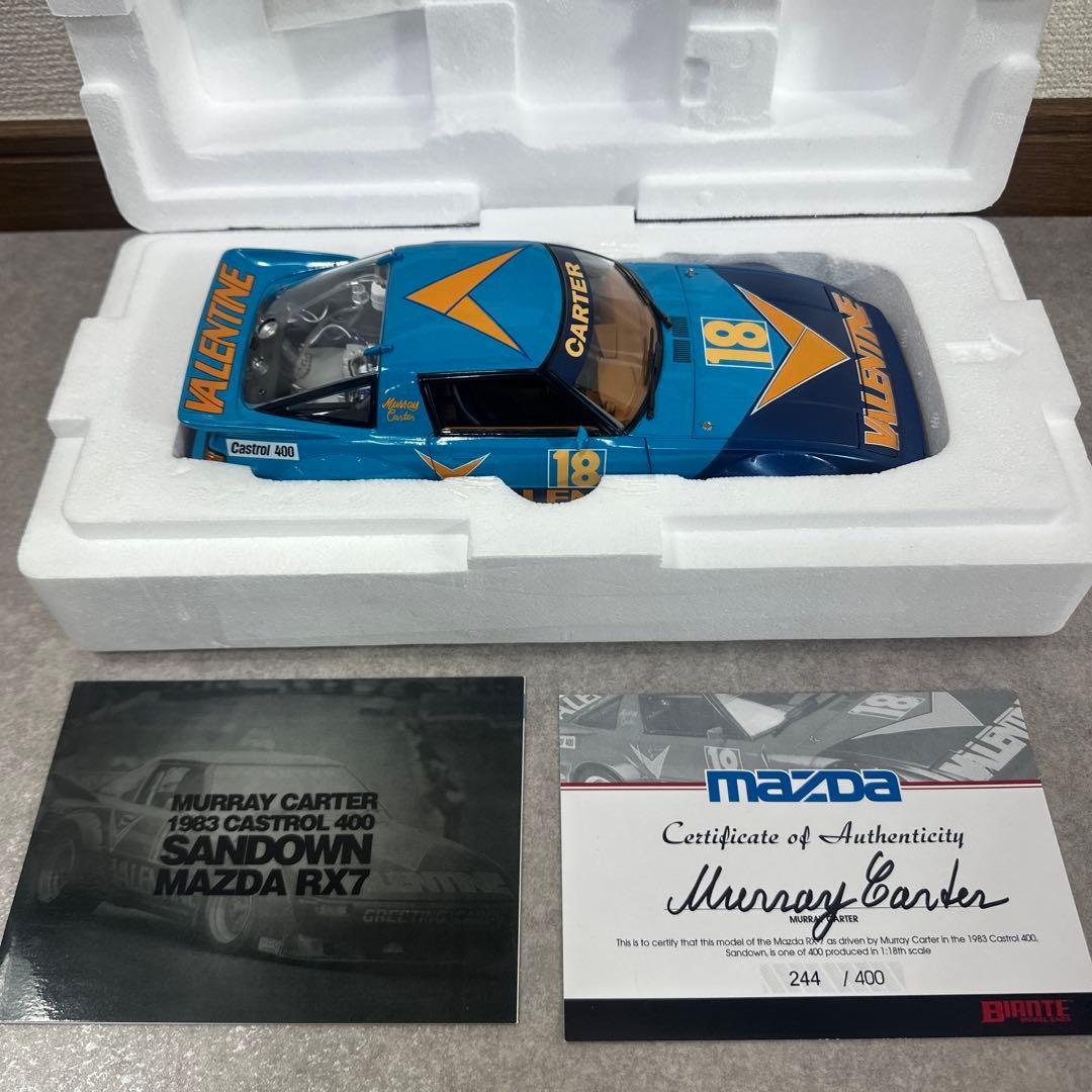 超希少 BIANTE 1/18 MAZDA RX7 MURRAY CARTER