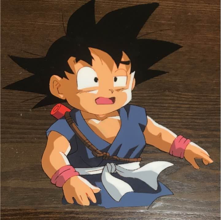 セル画 ドラゴンボール 孫 悟空　背景