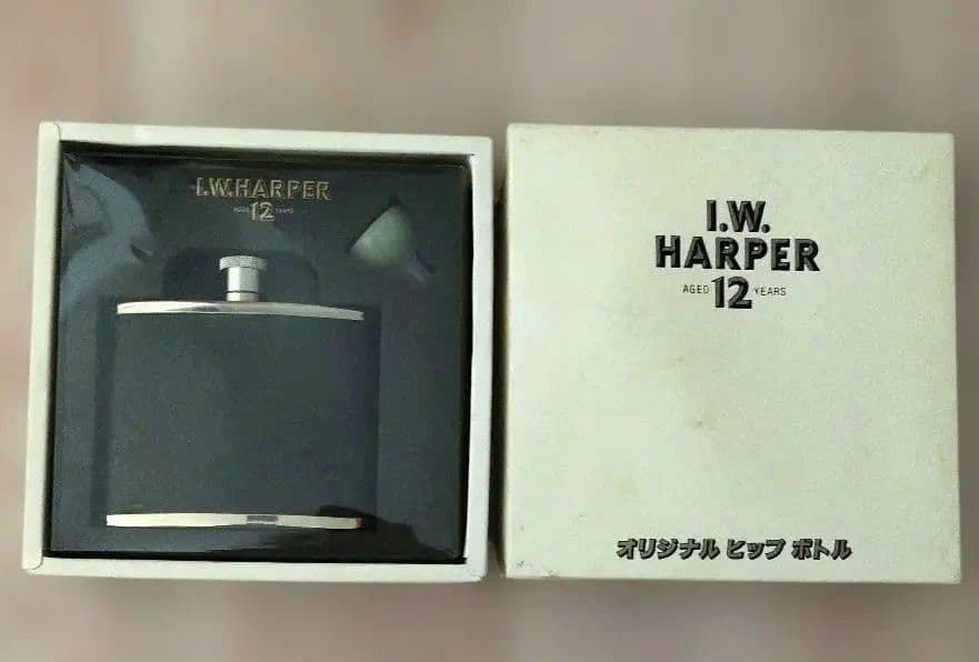 I.W. HARPER 12年　フラスクボトル ウイスキーボトル