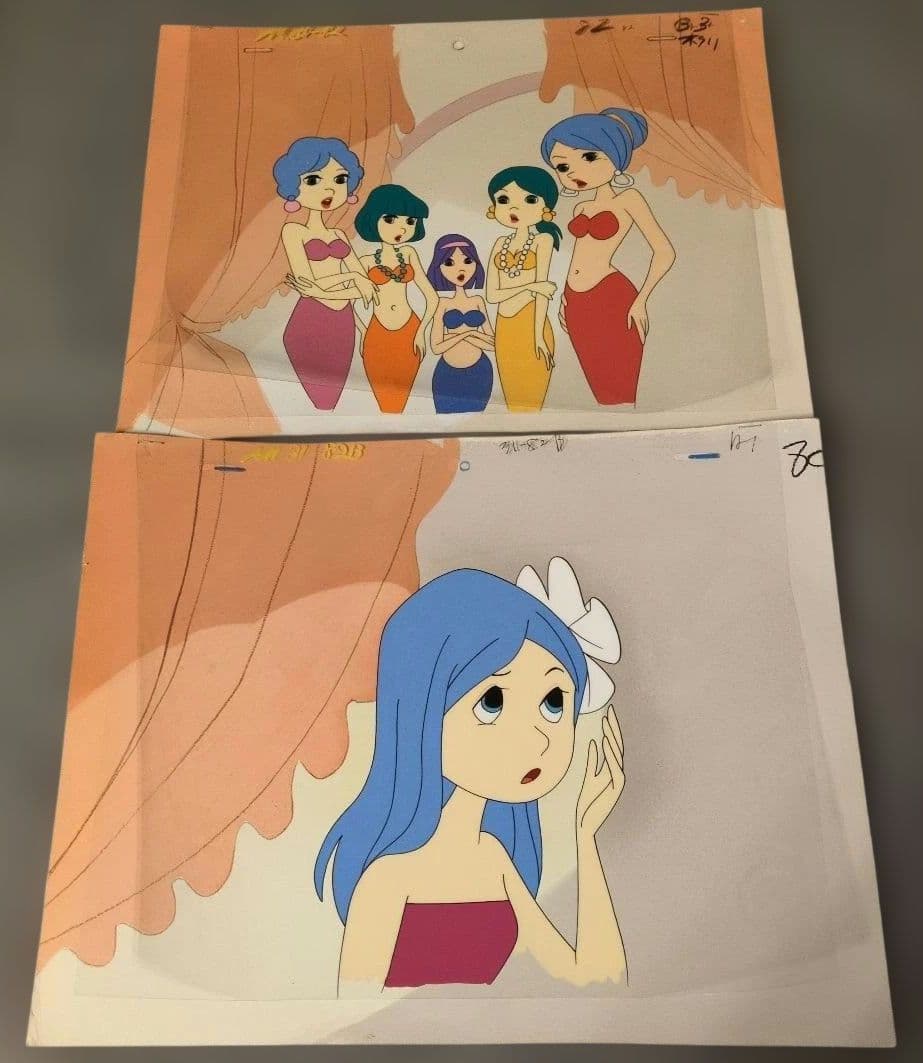 虫プロの遺産 なつかしの世界名作 アンデルセン物語 『人魚姫』セル画 昭和レトロ