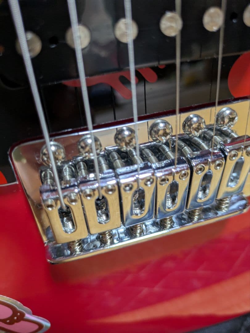 いたずらぐまのグルーミー　レッド エレキギター 　美品