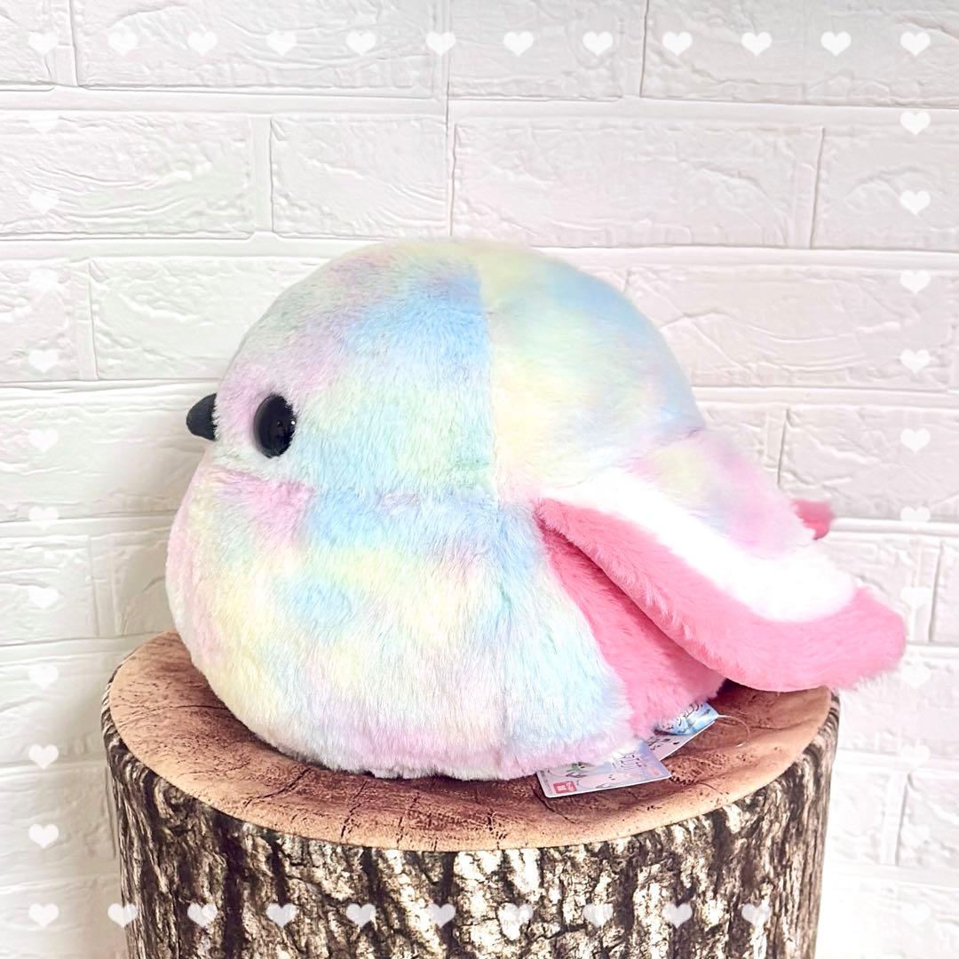 ☆激レア★ ふくふくシマエナガ 冬支度 ユメちゃん JB ぬいぐるみ カラフル