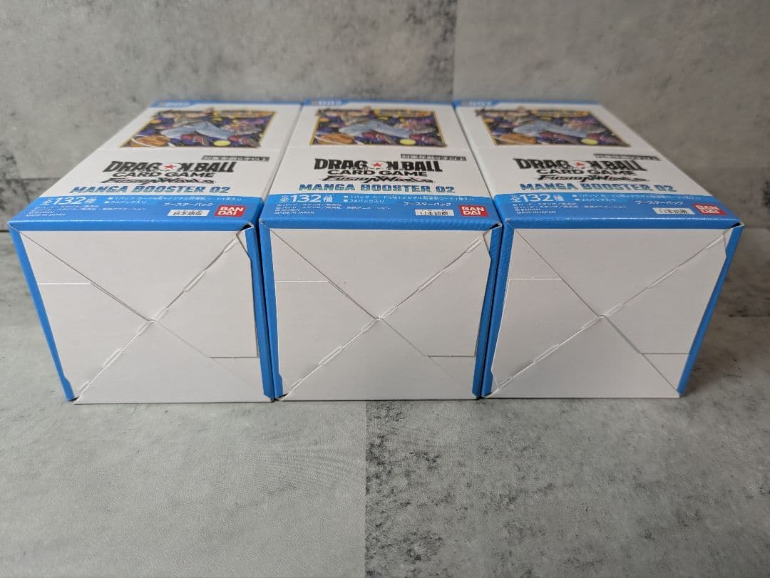 3box 新品未開封　MANGA BOOSTER 02