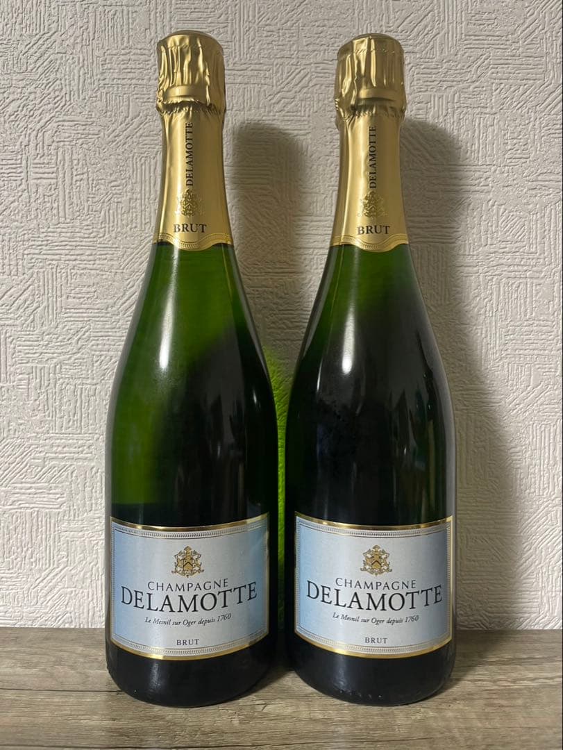 DELAMOTTE ブリュット シャンパン 750ml 2本セット