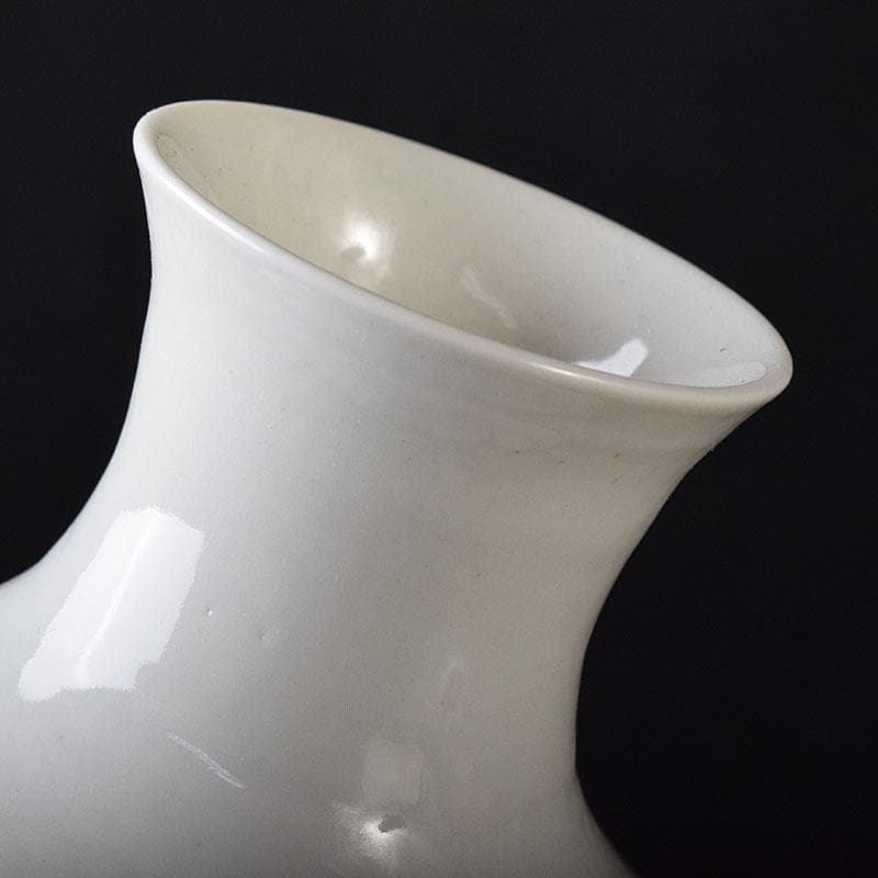 中国　大清康熙年製　青花　山水人物文　花瓶　壷　時代箱　M　R8748