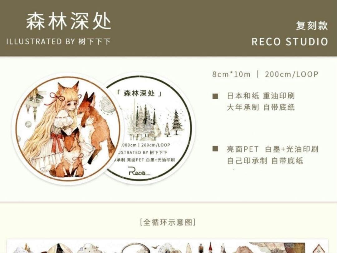 【未開封】海外マステ　Reco 2巻