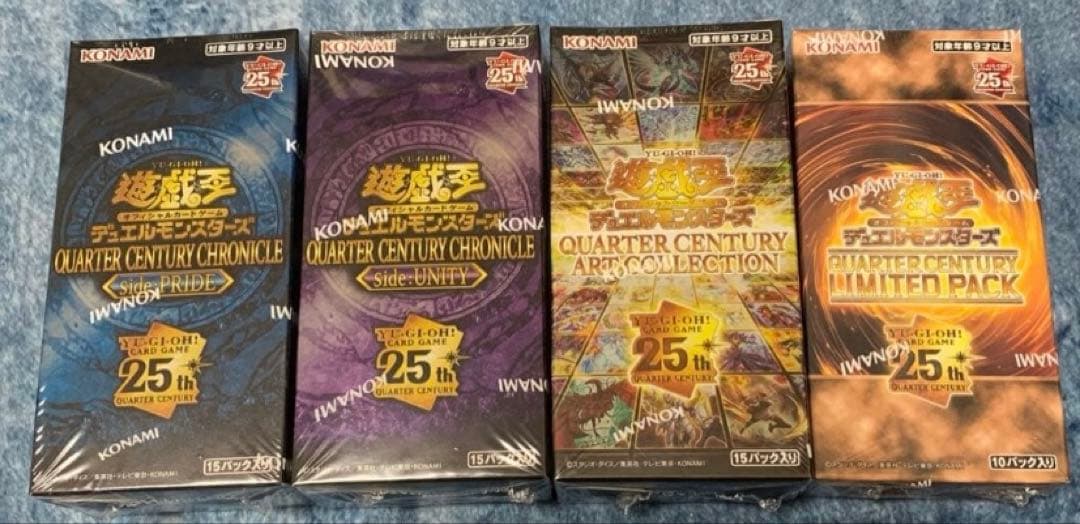 遊戯王　未開封　4BOX