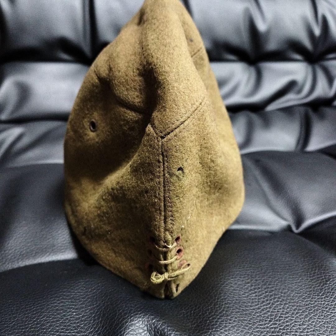 旧日本軍 陸軍 工兵 通信兵 帽子 戦争 アンティーク 戦時中