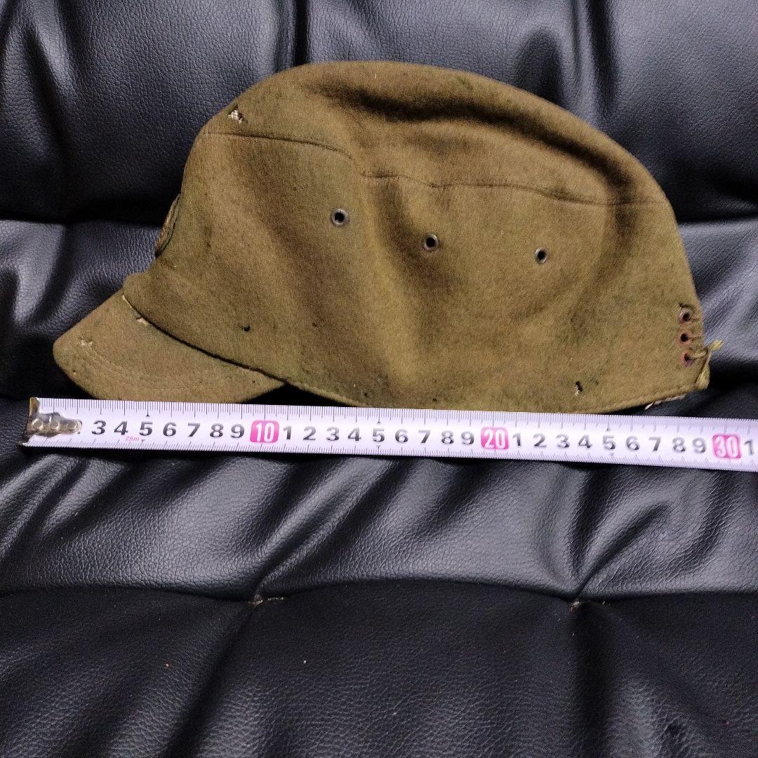 旧日本軍 陸軍 工兵 通信兵 帽子 戦争 アンティーク 戦時中