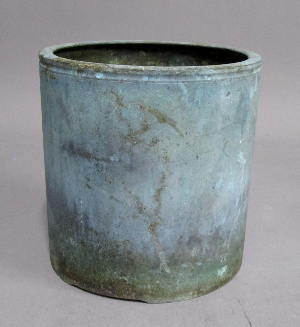 ビンテージ［象嵌 柳にツバメ 手あぶり火鉢］