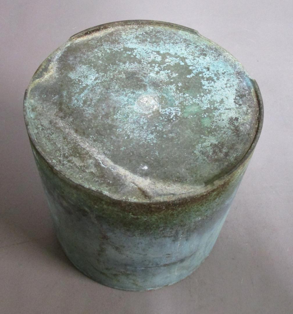 ビンテージ［象嵌 柳にツバメ 手あぶり火鉢］