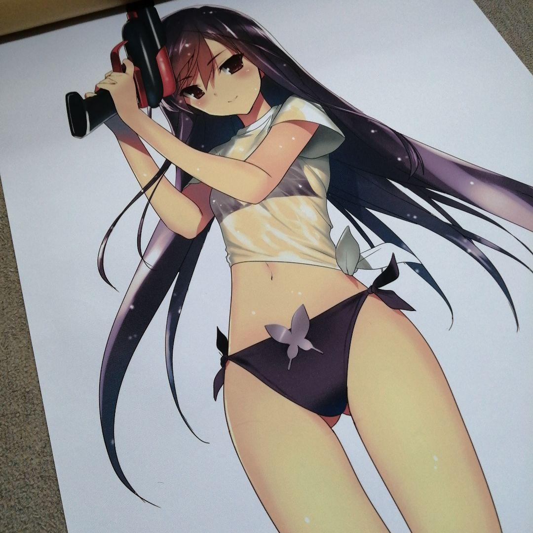 アクセル・ワールド　黒雪姫　ロングタペストリー　川原礫先生直筆サイン入り