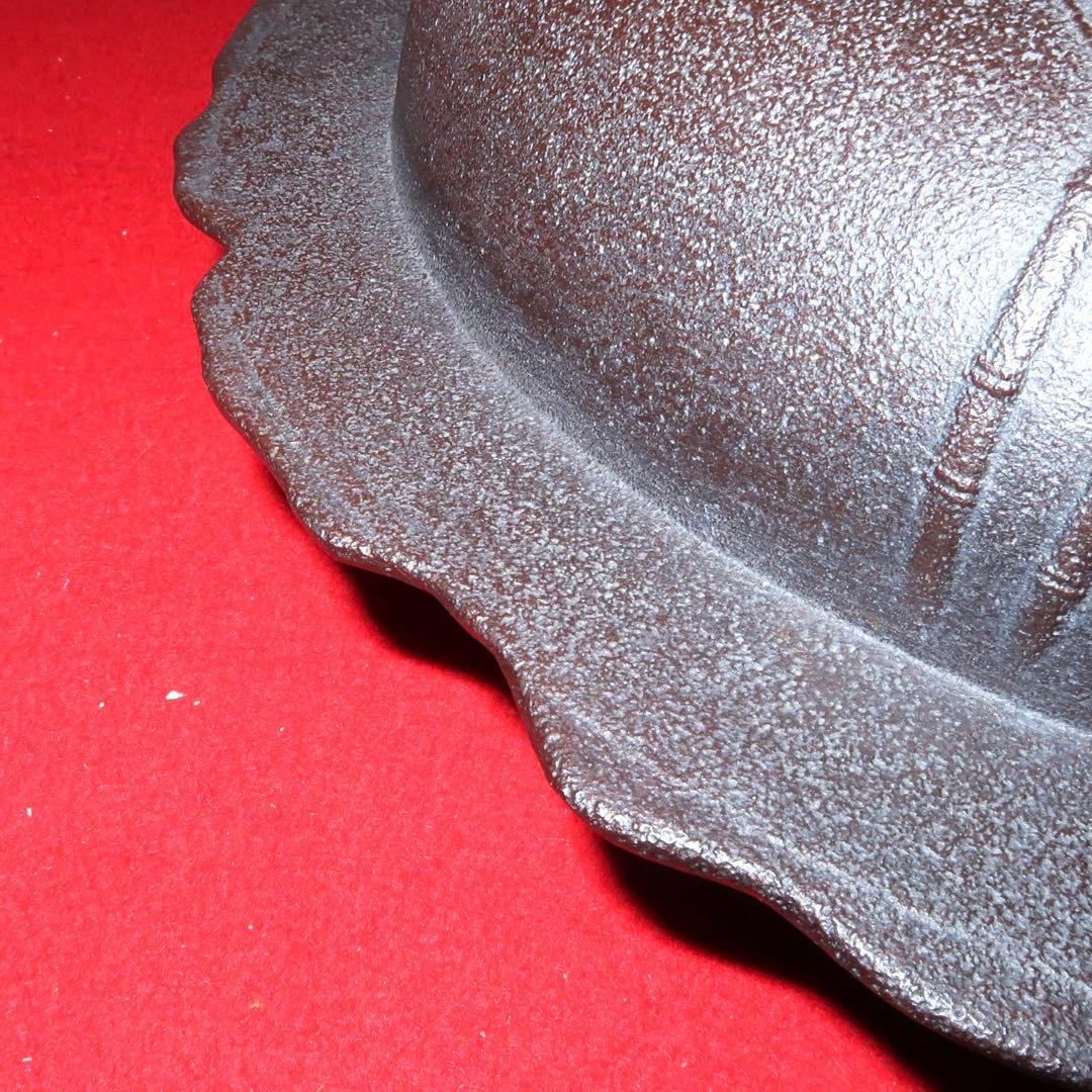 【茶道具】高橋敬典作　竹地紋　透木釜