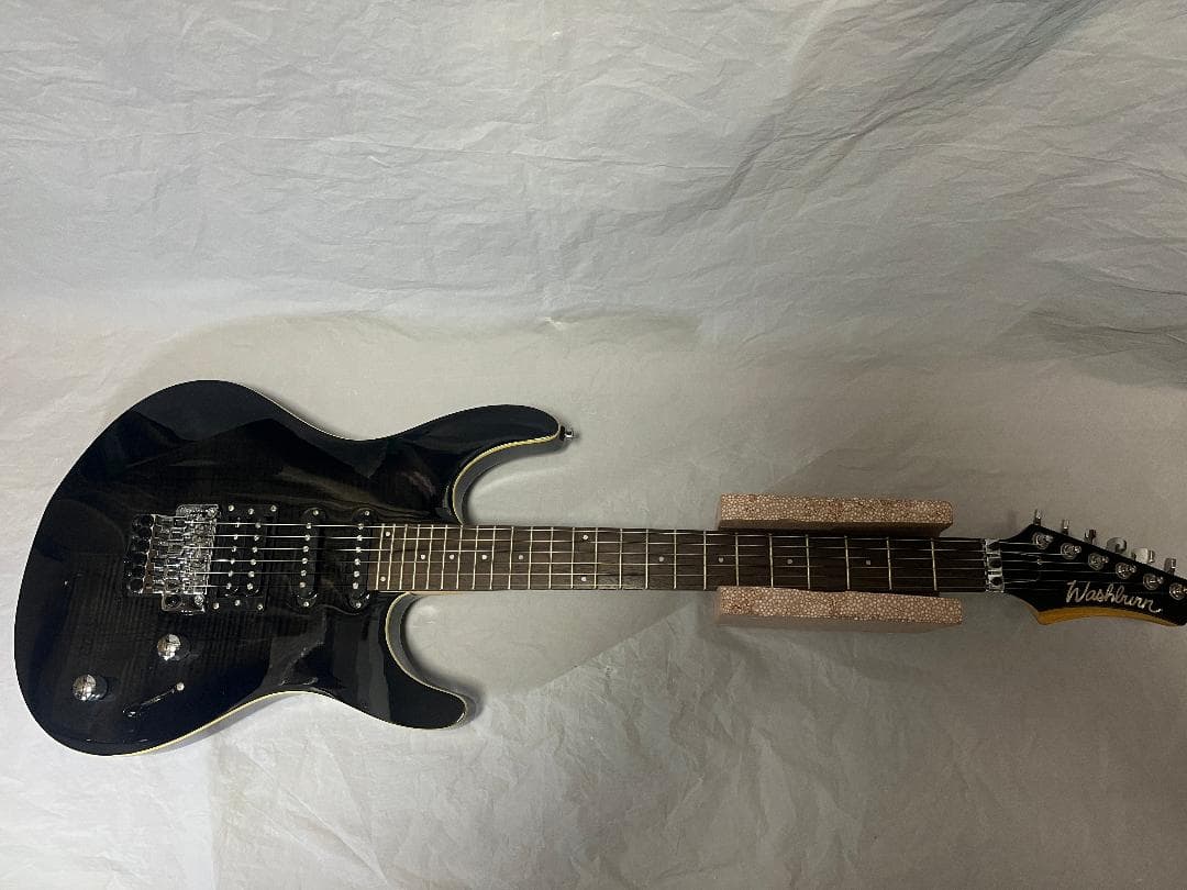 s*n様 Washburn RX25 虎目　シースルーブラック　Floyd Ro