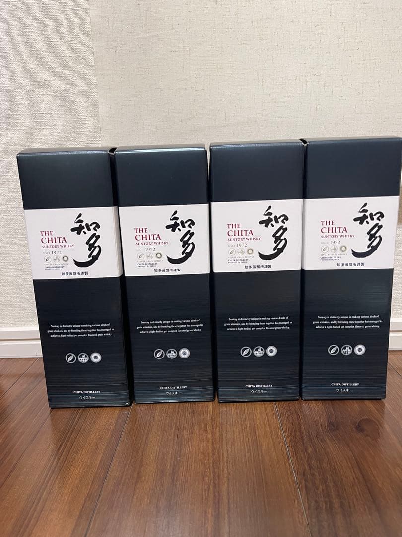 知多 THE CHITA シングルグレーンウイスキー 4本セット