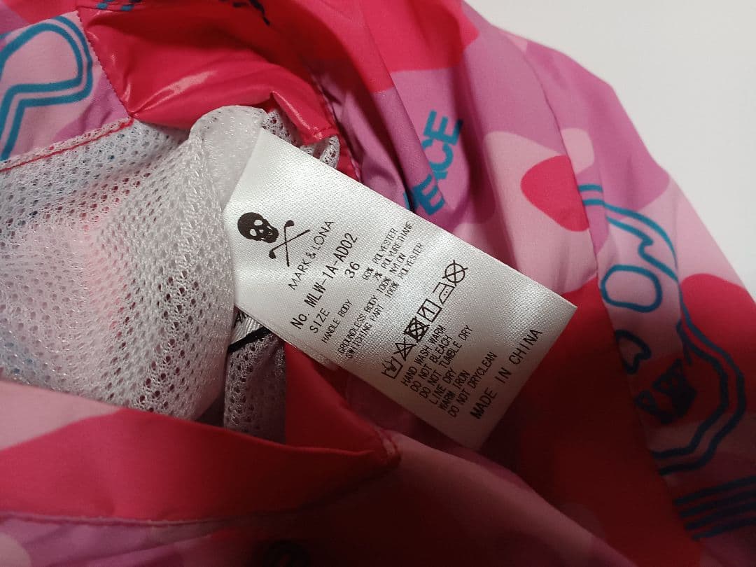 MARK&LONA マークアンドロナ　リバーシブル　ピンクジャケット36