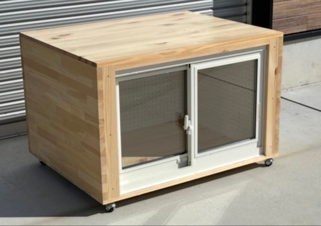 新品未使用　防音犬小屋　犬　子犬　小型犬　ワンちゃん　防音ケージ　木製ケージ