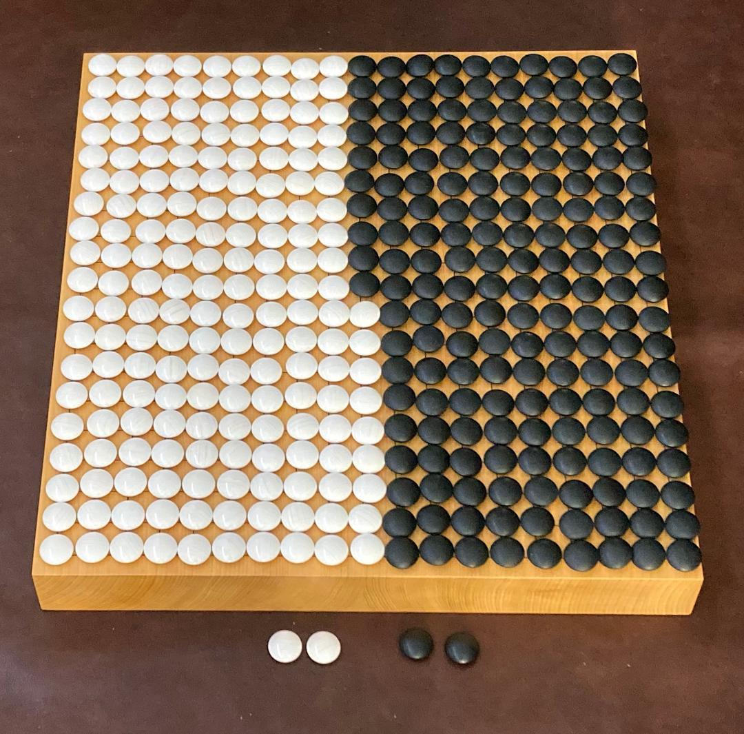 黒木碁石店 本蛤碁石 ブルーラベル 32号