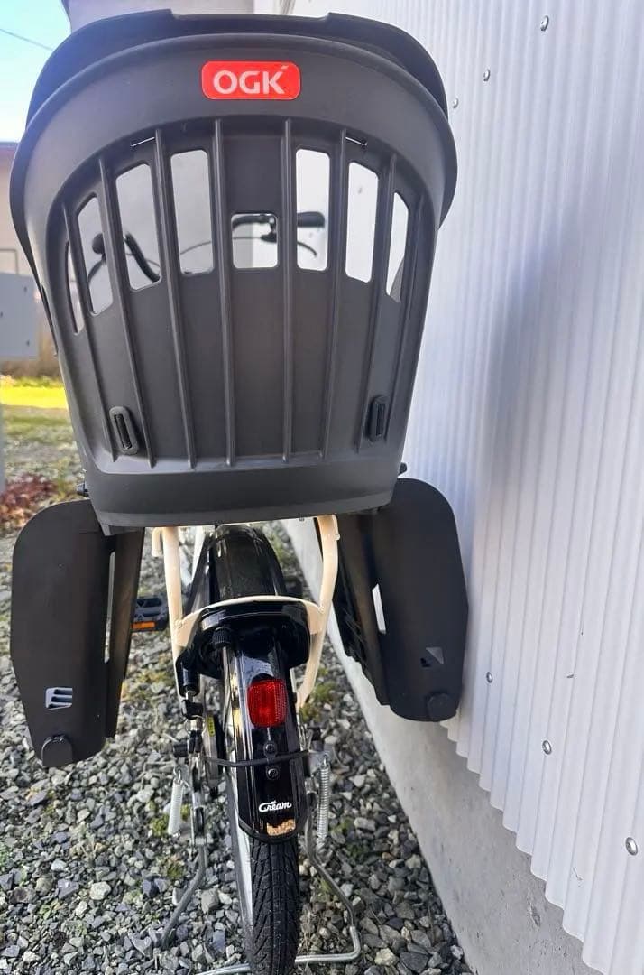 【引き取り限定】サイクルベースあさひCream Cargo チャイルドシート付き