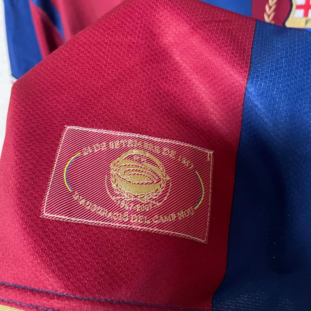 【正規品】ロナウジーニョ 10 カンプノウ50周年 バルセロナ ユニフォーム L