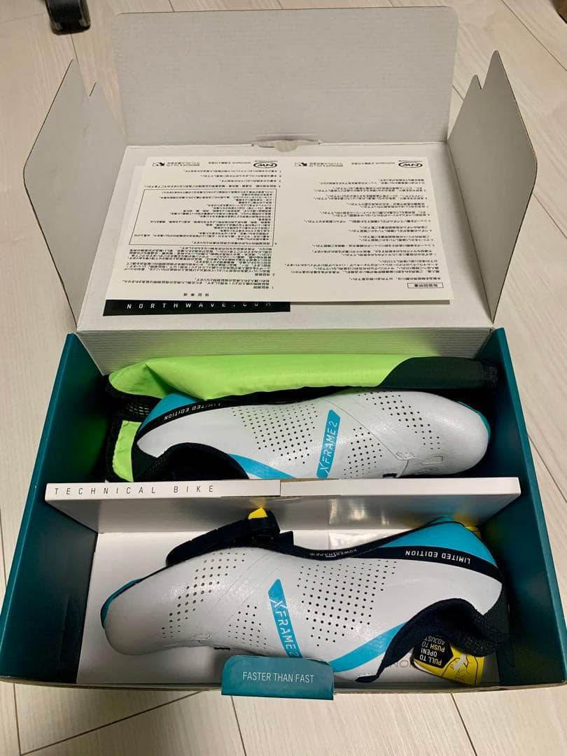 未使用)north wave ロードバイク ビンディングシューズ カーボン