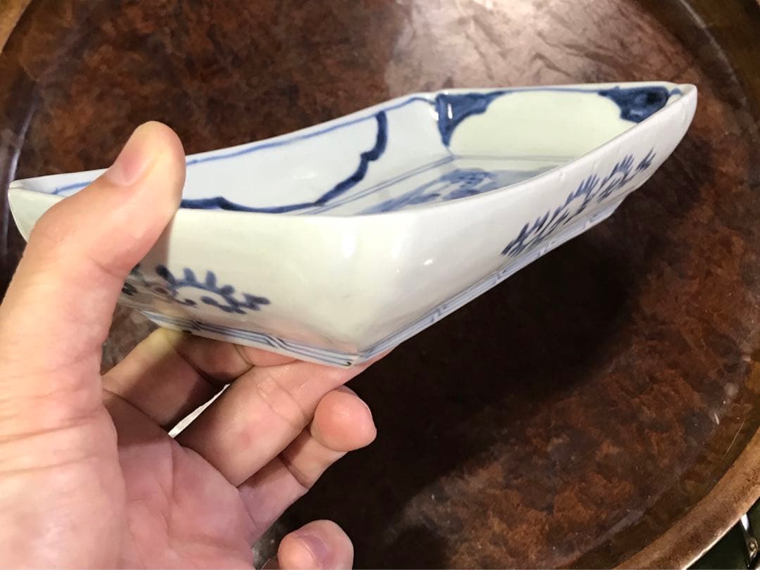 古伊万里　長皿　鮎皿　民藝　民芸　切込焼　波佐見　くらわんか　柿右衛門　藍九谷