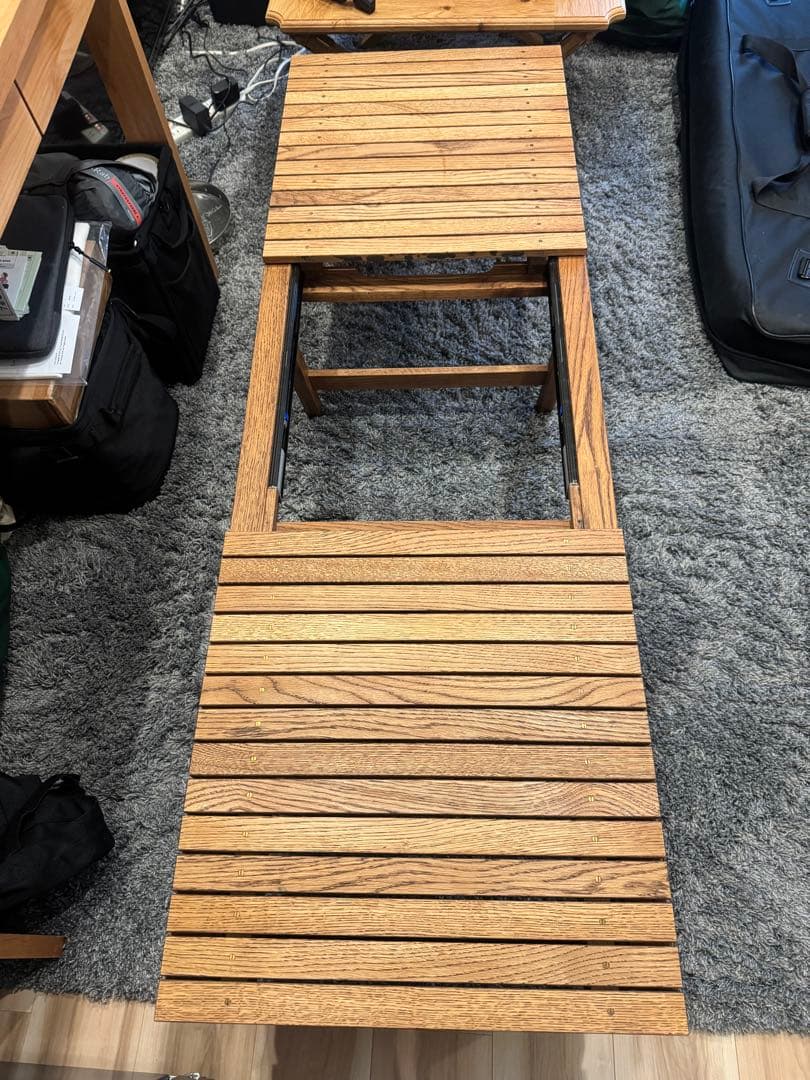 中古　WHAT WE WANT WWW_EXTENSIONTABLE ナラ材