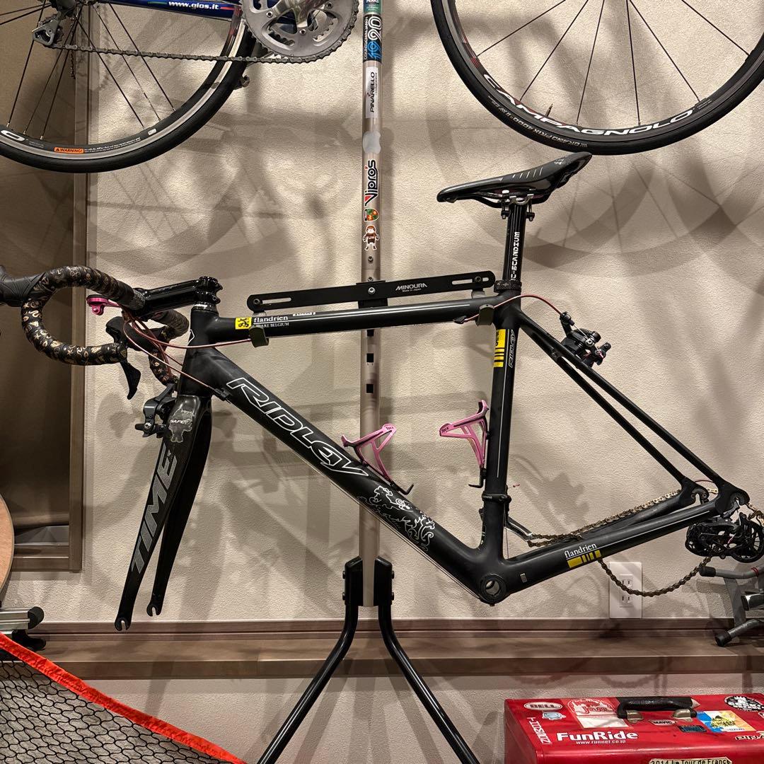 専用 Ridley Excalibur フレームセット＋ec90ハンドル